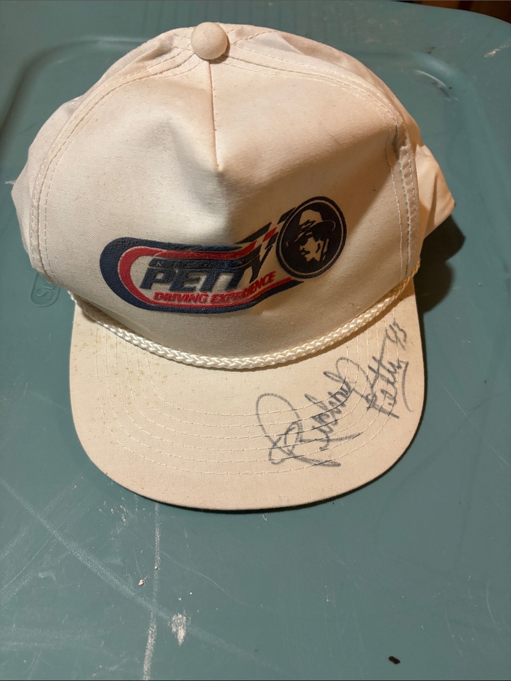White Racing Richard Petty Signed